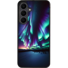 Samsung Galaxy S25 FE Case Hülle - Silikon schwarz Funkelndes Nordlicht