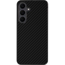 Coque Samsung Galaxy S25 FE - Silicone rigide noir Carbon Basic