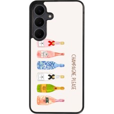 Coque Samsung Galaxy S25 FE - Silicone rigide noir Champagne Please