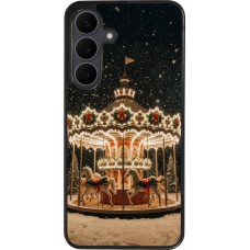 Samsung Galaxy S25 FE Case Hülle - Silikon schwarz Christmas 25 Carousel