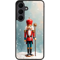 Samsung Galaxy S25 FE Case Hülle - Silikon schwarz Christmas 25 Nutcracker Snow