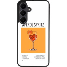 Samsung Galaxy S25 FE Case Hülle - Silikon schwarz Cocktail Rezept Aperol Spritz