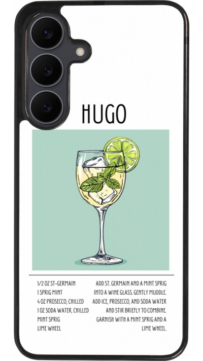 Samsung Galaxy S25 FE Case Hülle - Silikon schwarz Cocktail Rezept Hugo