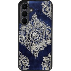 Samsung Galaxy S25 FE Case Hülle - Silikon schwarz Cream Flower Moroccan