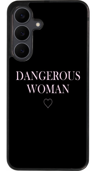 Samsung Galaxy S25 FE Case Hülle - Silikon schwarz Dangerous woman