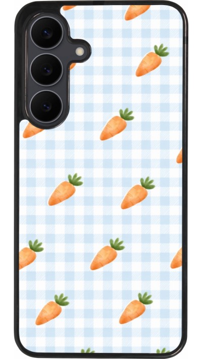 Samsung Galaxy S25 FE Case Hülle - Silikon schwarz Easter 2026 Pattern carrots