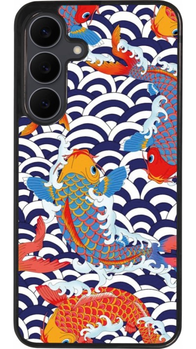 Samsung Galaxy S25 FE Case Hülle - Silikon schwarz Easter 2023 japanese fish