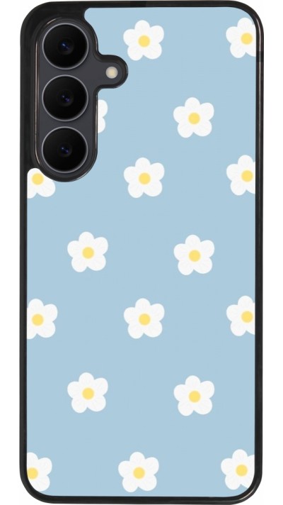 Samsung Galaxy S25 FE Case Hülle - Silikon schwarz Easter 2024 daisy flower
