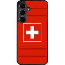 Samsung Galaxy S25 FE Case Hülle - Silikon schwarz Euro 2020 Switzerland