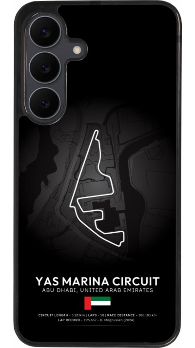 Coque Samsung Galaxy S25 FE - Silicone rigide noir F1 Track 2025 Abu Dhabi