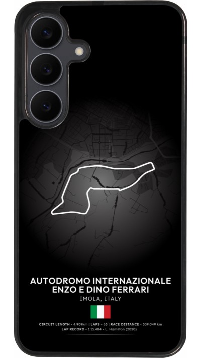 Coque Samsung Galaxy S25 FE - Silicone rigide noir F1 Track 2025 Emilia-Rogmana