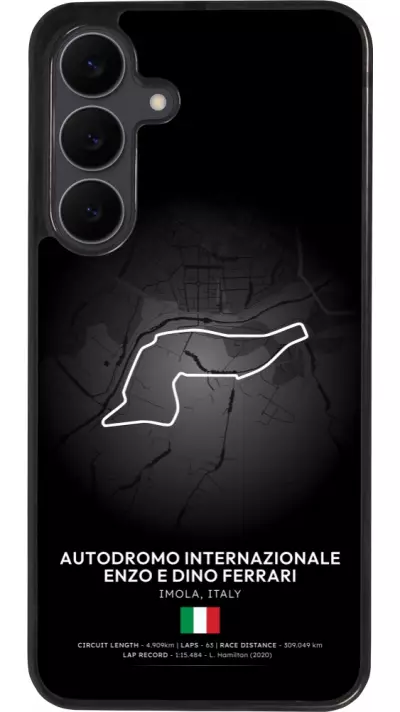 Samsung Galaxy S25 FE Case Hülle - Silikon schwarz F1 Track 2025 Emilia-Rogmana