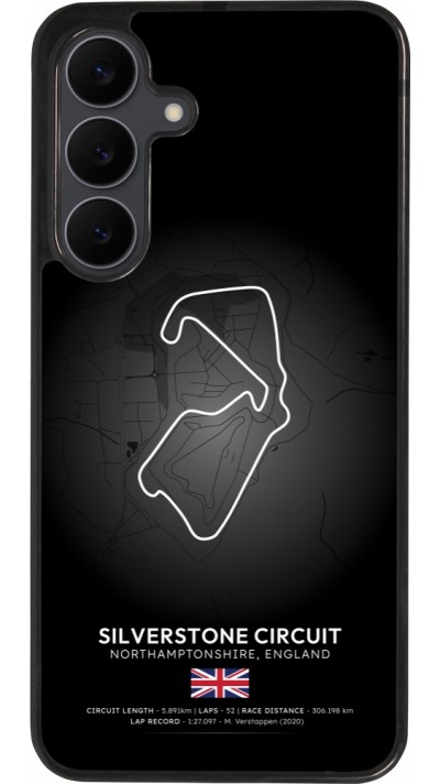 Coque Samsung Galaxy S25 FE - Silicone rigide noir F1 Track 2025 Great Britan