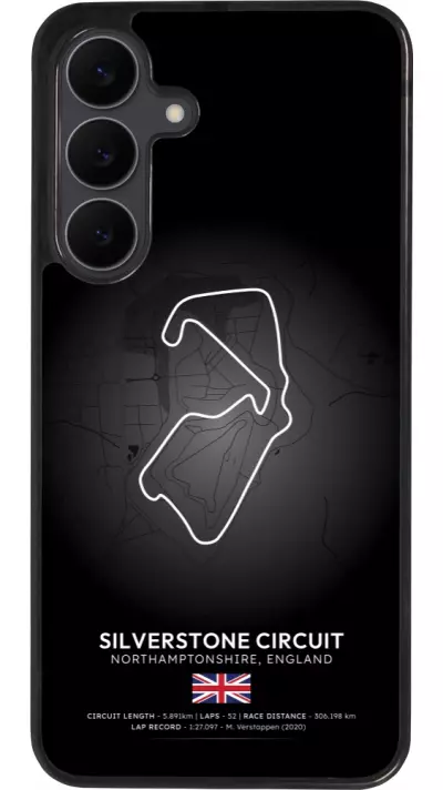 Samsung Galaxy S25 FE Case Hülle - Silikon schwarz F1 Track 2025 Great Britan