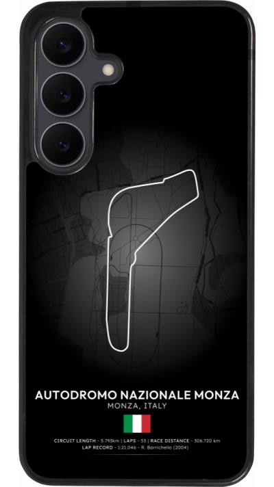 Coque Samsung Galaxy S25 FE - Silicone rigide noir F1 Track 2025 Italy