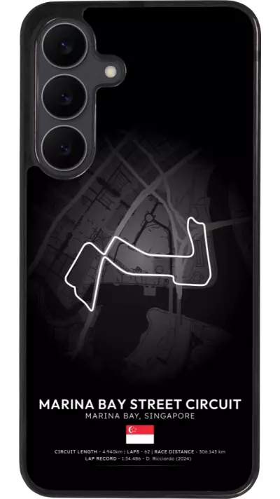 Samsung Galaxy S25 FE Case Hülle - Silikon schwarz F1 Track 2025 Singapore