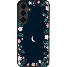 Samsung Galaxy S25 FE Case Hülle - Silikon schwarz Flowers space