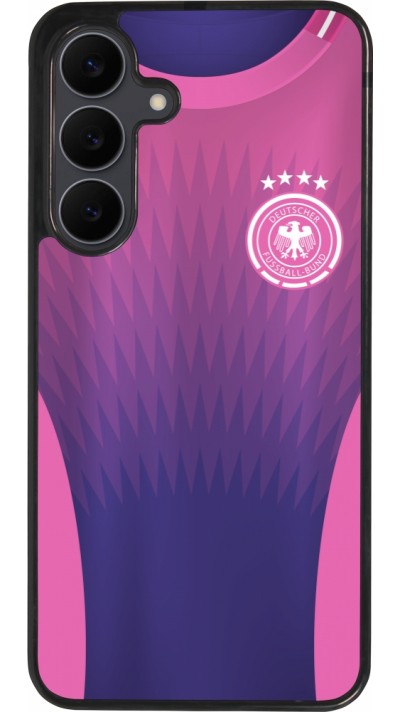 Samsung Galaxy S25 FE Case Hülle - Silikon schwarz Deutschland Away personalisierbares Fussballtrikot