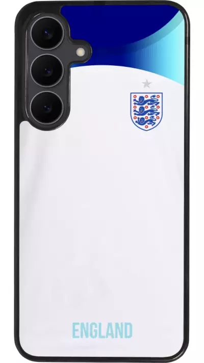 Samsung Galaxy S25 FE Case Hülle - Silikon schwarz England 2022 personalisierbares Fußballtrikot