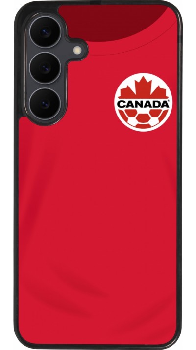 Samsung Galaxy S25 FE Case Hülle - Silikon schwarz Kanada 2022 personalisierbares Fussballtrikot