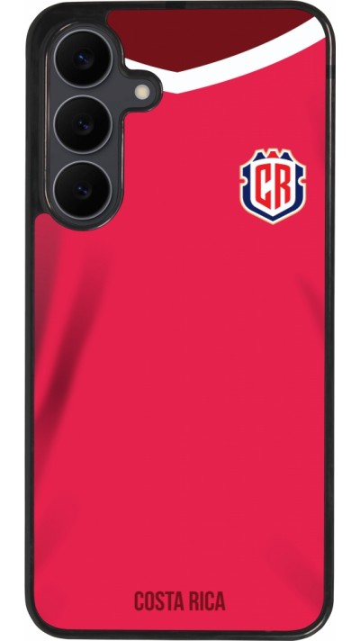 Samsung Galaxy S25 FE Case Hülle - Silikon schwarz Costa Rica 2022 personalisierbares Fussballtrikot