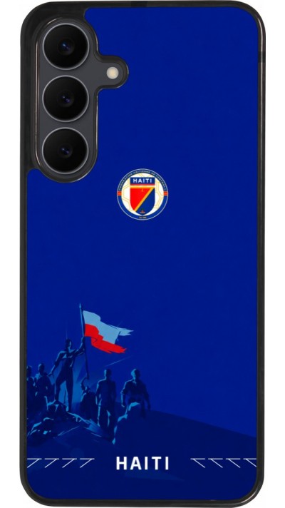 Samsung Galaxy S25 FE Case Hülle - Silikon schwarz Haiti 2026 personalisierbares Fussballtrikot