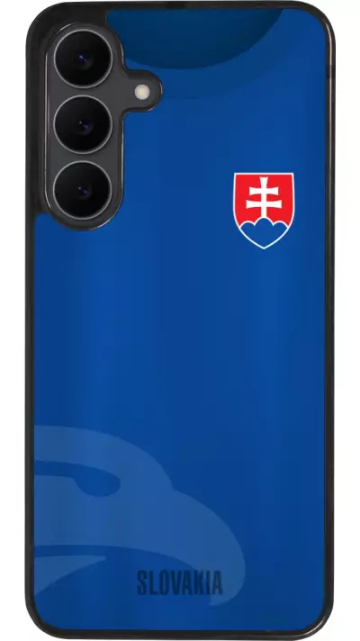 Samsung Galaxy S25 FE Case Hülle - Silikon schwarz Fussballtrikot Slowakei