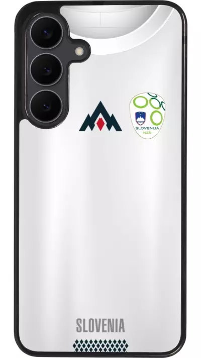 Samsung Galaxy S25 FE Case Hülle - Silikon schwarz Fussballtrikot Slowenien
