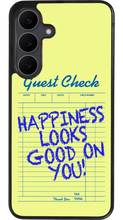 Samsung Galaxy S25 FE Case Hülle - Silikon schwarz Guest check 2026