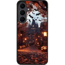 Samsung Galaxy S25 FE Case Hülle - Silikon schwarz Halloween 2025 Haunted house