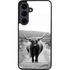Samsung Galaxy S25 FE Case Hülle - Silikon schwarz Highland cattle