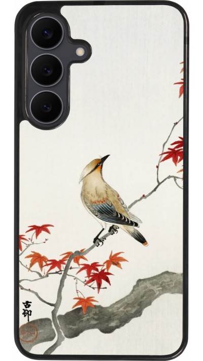 Samsung Galaxy S25 FE Case Hülle - Silikon schwarz Japanese Bird
