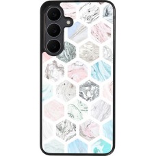 Samsung Galaxy S25 FE Case Hülle - Silikon schwarz Marble Everything