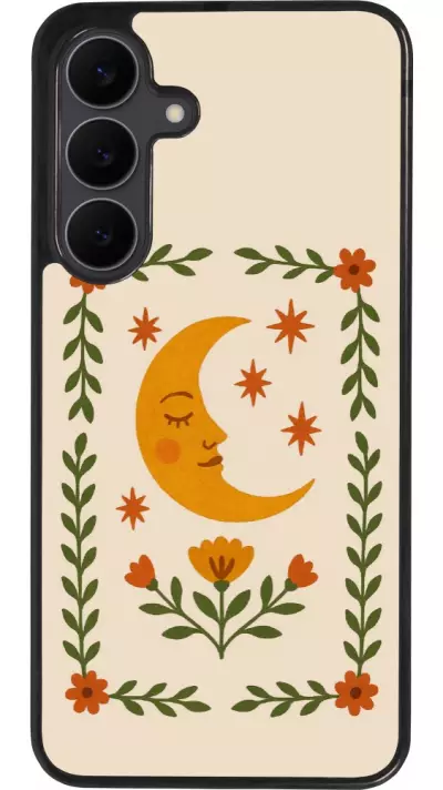 Samsung Galaxy S25 FE Case Hülle - Silikon schwarz Half moon stamp 2026