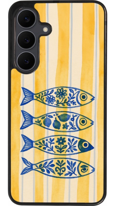 Samsung Galaxy S25 FE Case Hülle - Silikon schwarz Portuguese fish 2026