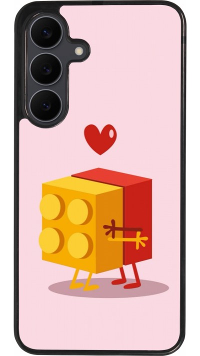 Samsung Galaxy S25 FE Case Hülle - Silikon schwarz Saint Valentines Day 26 Puzzle