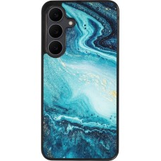 Samsung Galaxy S25 FE Case Hülle - Silikon schwarz Sea Foam Blue