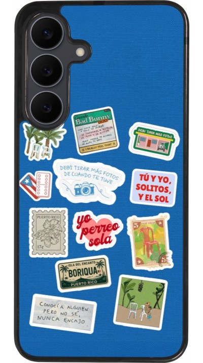 Coque Samsung Galaxy S25 FE - Silicone rigide noir Seals of the Dominican Republic DTMF