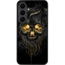 Samsung Galaxy S25 FE Case Hülle - Silikon schwarz Skull 02