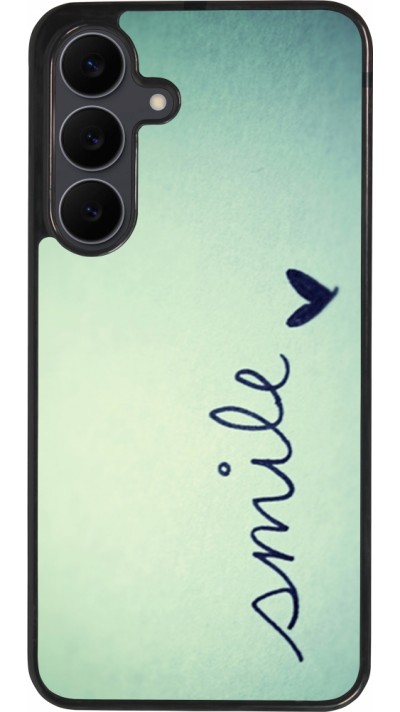 Samsung Galaxy S25 FE Case Hülle - Silikon schwarz Smile