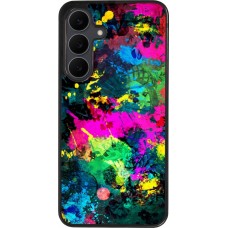 Samsung Galaxy S25 FE Case Hülle - Silikon schwarz Splash paint