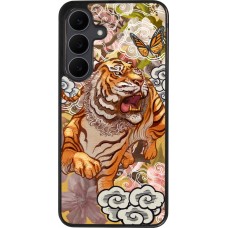 Samsung Galaxy S25 FE Case Hülle - Silikon schwarz Spring 23 japanese tiger