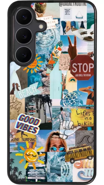 Coque Samsung Galaxy S25 FE - Silicone rigide noir Summer 2021 15