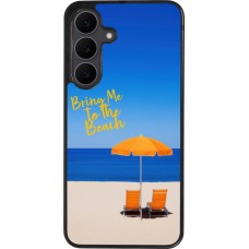 Samsung Galaxy S25 FE Case Hülle - Silikon schwarz Summer 2025 Bring me to the beach