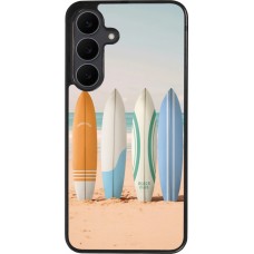 Samsung Galaxy S25 FE Case Hülle - Silikon schwarz Summer surfboard 2025
