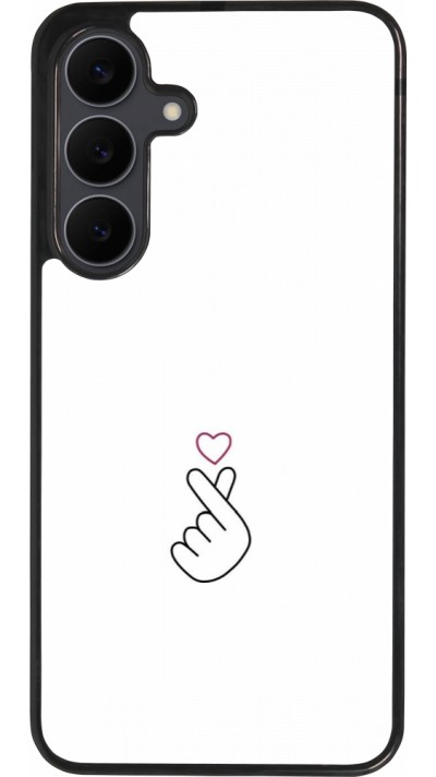 Coque Samsung Galaxy S25 FE - Silicone rigide noir Valentine 2024 heat by Millennials