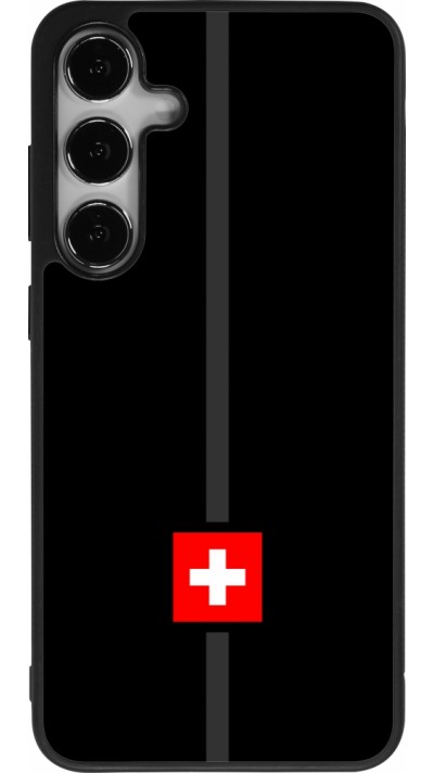 Coque Samsung Galaxy S25+ - Silicone rigide noir Canton CH noir