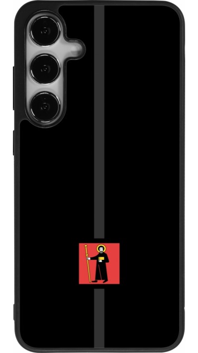 Coque Samsung Galaxy S25+ - Silicone rigide noir Canton GL noir