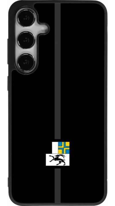 Coque Samsung Galaxy S25+ - Silicone rigide noir Canton GR noir