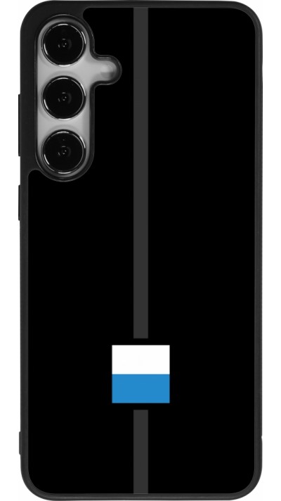 Coque Samsung Galaxy S25+ - Silicone rigide noir Canton LU noir